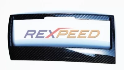 Rexpeed Dry Carbon Center Air Vent Cover Subaru WRX | STI 14-16                                     - G55 - Image 2