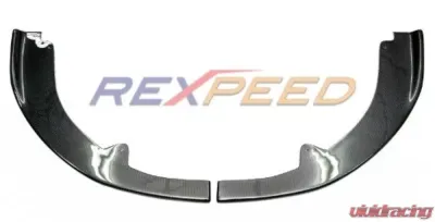 Rexpeed Carbon Fiber Front Splitters Peugeot RCZ 10-12 - RCZ1