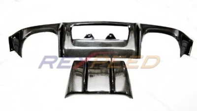 Rexpeed Carbon Fiber Rear Diffuser Valance Cover Peugeot RCZ                                     - RCZ3 - Image 3
