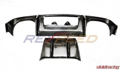 Rexpeed Carbon Fiber Rear Diffuser Valance Cover Peugeot RCZ - RCZ3