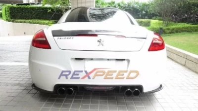 Rexpeed Carbon Fiber Rear Diffuser Valance Cover Peugeot RCZ                                     - RCZ3 - Image 2