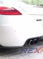Rexpeed Carbon Fiber Rear Diffuser Valance Cover Peugeot RCZ                                     - RCZ3 - Image 3