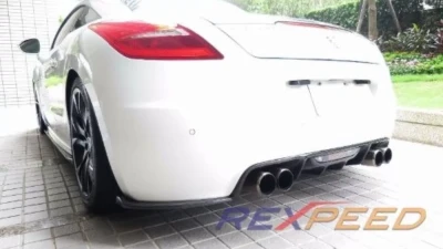 Rexpeed Carbon Fiber Rear Diffuser Valance Cover Peugeot RCZ                                     - RCZ3 - Image 3