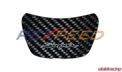 Rexpeed Carbon Fiber Steering Wheel Badge Toyota Supra A90 2020-2024 - TS02A