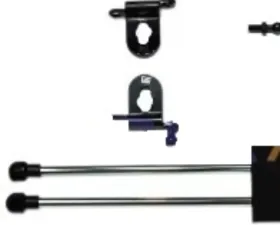 Rexpeed Carbon Fiber Hood Dampers Toyota Supra 93-98