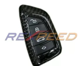 Rexpeed Dry Carbon Key Fob Cover - Black Toyota Supra A90 2020-2024
