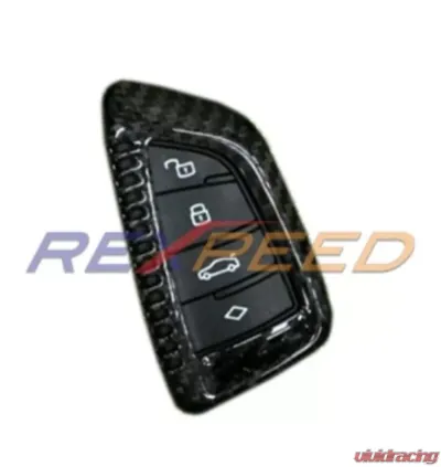 Rexpeed Dry Carbon Key Fob Cover - Black Toyota Supra A90 2020-2024 - TS16B