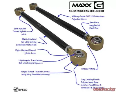 M7 Speed MAXX-G Adjustable Rear Camber 4 Link Kit Mini Cooper Clubman | Convertible | Countryman | Coupe | Hatchback | Paceman | Roadster 2002-2016 - 10-511104