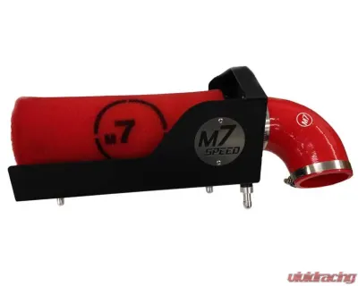 M7 Speed MAXX-FLO Intake System HSG Red 2 Stage Foam Filter Black Silicone Elbow Mini Clubman | Cooper | Cooper S | Coupe| Countryman | Paceman | Roadster 2007-2016 - 56-312101