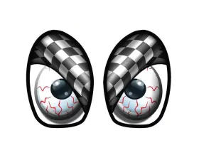 M7 Speed M7 R53 Eye Decal Set Checkered Flag Mini Cooper | Cooper S 2002-2008