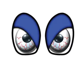 M7 Speed M7 R53 Eye Decal Set Bloodshot Blue Mini Cooper | Cooper S 2002-2008