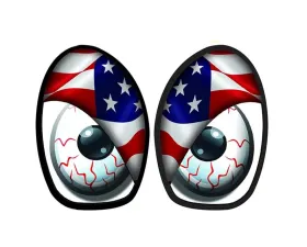 M7 Speed M7 R53 Eye Decal Set American Flag Color Mini Cooper | Cooper S 2002-2008