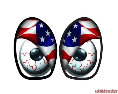 M7 Speed M7 R53 Eye Decal Set American Flag Color Mini Cooper | Cooper S 2002-2008 - 92-9013