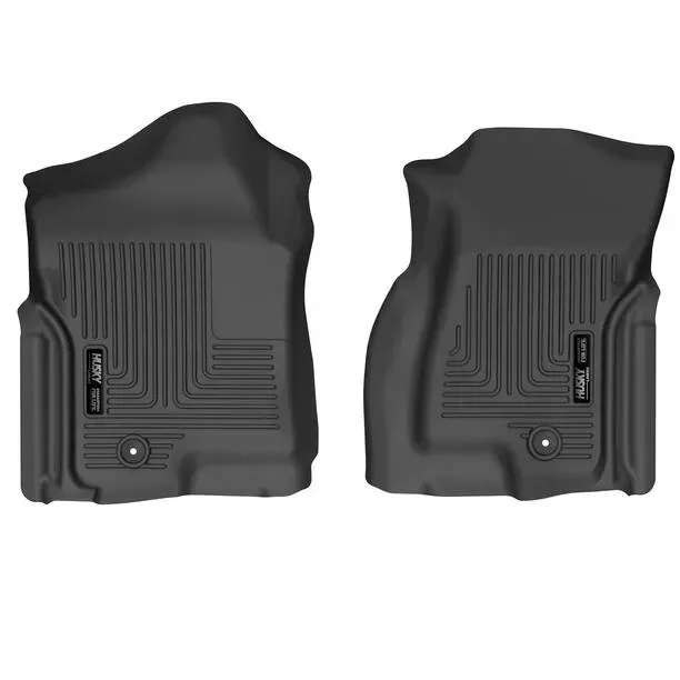 Husky Liners Front Floor Liners for 2012-2018 Honda CR-V, Black, Rubber - 13241
