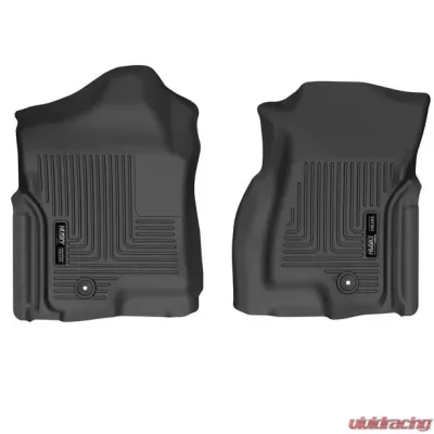 Husky Liners Front Floor Liners for 2012-2018 Honda CR-V, Black, Rubber - 13241
