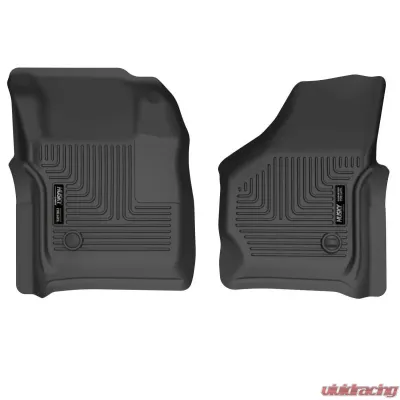 Husky Liners Front Floor Liners for Ford F-150 1999-2007, Black Rubber - 13481