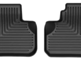 Husky Liners 2nd Seat Floor Liner for Audi Q5 2018-2023, Black Rubber