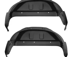 Husky Liners Rear Wheel Well Guards, Black, Chevy Silverado 2500 2020-2021