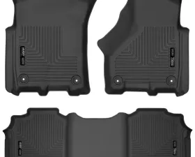 Husky Liners Front & 2nd Seat Floor Liners for Ram 2019-2021, Black