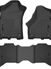 Husky Liners Front & 2nd Seat Floor Liners for Ram 2019-2021, Black                                     - 94111 - Image 3