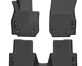 Husky Liners Front & Rear Floor Liners for Mazda 3 2014-2023, Black