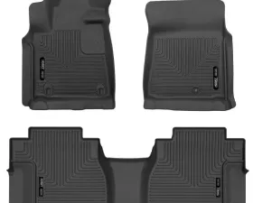 Husky Liners Front & 2nd Seat Floor Liners for Toyota Sequoia 08-11, Black