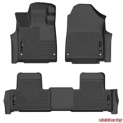 Husky Liners Front & 2nd Seat Floor Liners for Acura MDX 2022-2024, Black - 95181