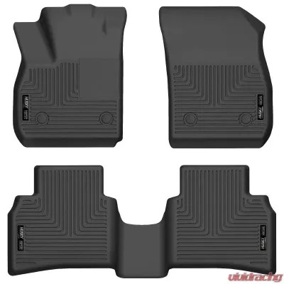 Husky Liners Front & 2nd Seat Floor Liners for Buick Envision 2021, Black - 95201