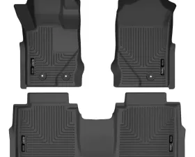 Husky Liners Front & Rear Floor Liners for Ford Bronco 2021-2022, Black