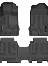 Husky Liners Front & Rear Floor Liners for Ford Bronco 2021-2022, Black                                     - 95301 - Image 3