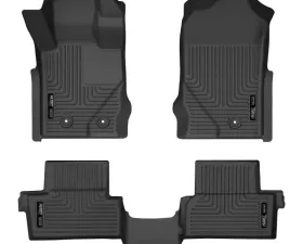 Husky Liners Front & Rear Floor Liners for 2021-2022 Ford Bronco, Black