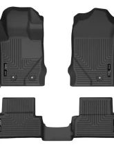 Husky Liners Front & Rear Floor Liners for 2021-2022 Ford Bronco, Black                                     - 95311 - Image 3