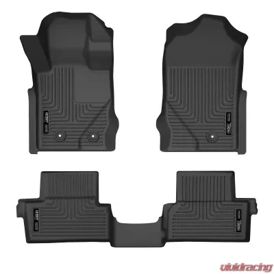 Husky Liners Front & Rear Floor Liners for 2021-2022 Ford Bronco, Black - 95311