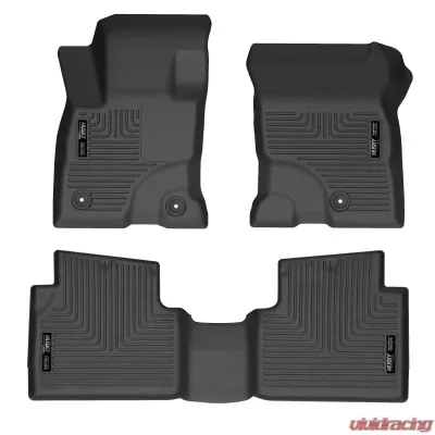 Husky Liners Front & 2nd Seat Floor Liners for 2022 Ford Escape, Black - 95561