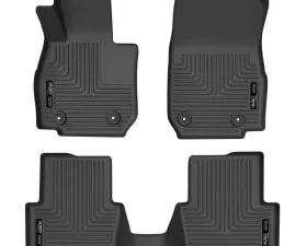 Husky Liners Front & Rear Floor Liners for Mazda CX-3 2016-2020, Black