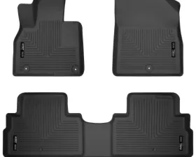 Husky Liners Front & 2nd Seat Floor Liners for 2020 Hyundai Palisade, Black