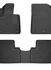 Husky Liners Front & 2nd Seat Floor Liners for 2020 Hyundai Palisade, Black                                     - 95711 - Image 3