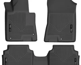 Husky Liners Front & 2nd Seat Floor Liners for Hyundai Sonata 2021-2022, Black