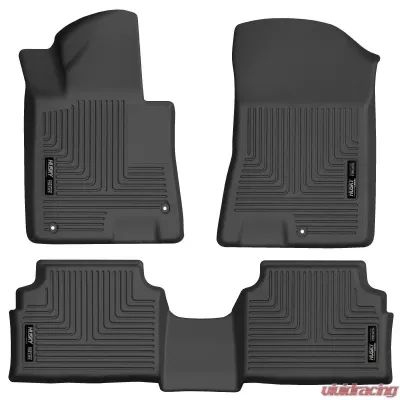 Husky Liners Front & 2nd Seat Floor Liners for Hyundai Sonata 2021-2022, Black - 95771