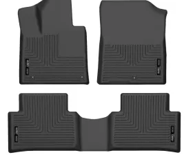 Husky Liners Front & 2nd Seat Floor Liners for Kia Sorento 2021-2022, Black