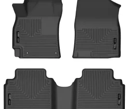 Husky Liners Front & 2nd Seat Floor Liners for 2023+ Hyundai Elantra, Black