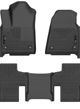 Husky Liners Front & 2nd Seat Floor Liners for Jeep Grand Wagoneer 2022, Black, Rubber                                     - 99111 - Image 3