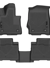 Husky Liners Front & 2nd Seat Floor Liners for Lincoln Aviator 2020-2025, Black, Durable Rubber                                     - 99331 - Image 3