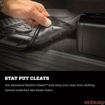 Husky Liners Weatherbeater 2nd Seat Floor Liner Black for 2019-2021 Ford Ranger SuperCab - 14421