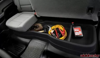 Husky Liners Under Seat Storage Box | Black Gearbox for GMC Sierra 3500 2007-2014 - 09021