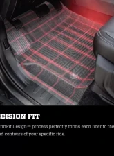Husky Liners Front & 2nd Seat Floor Liners for 2017-2023 Honda CR-V, Black                                     - 95081 - Image 7