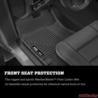Husky Liners Front & 2nd Seat Floor Liners for Ram 2019-2021, Black - 94111