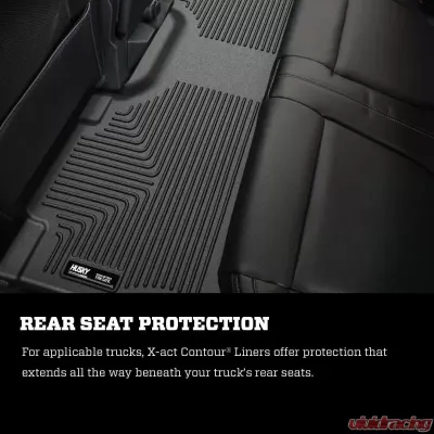 Husky Liners Front Floor Liners for Audi A4/A5 2009-2016, Black Rubber - 50961