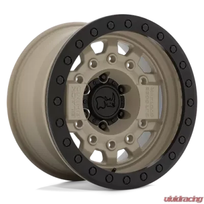 Black Rhino Avenger Beadlock Wheel 17x8.5 6x5.5 -30mm Desert Sand w/Black Hardware - 1785AVG-06140D12