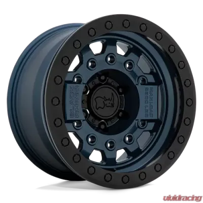 Black Rhino Avenger Beadlock Wheel 17x8.5 6x5.5 +0mm Navy Blue w/Black Hardware - 1785AVG006140U12